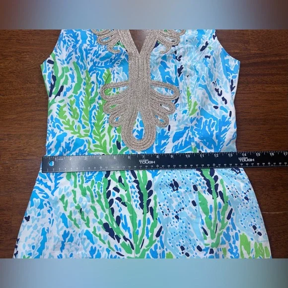 Lilly Pulitzer Janice Shift Spa Blue Lets Cha Cha Dress - Picture 5 of 7